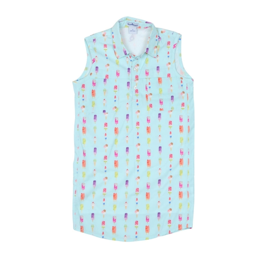 Blue Quail Girls Sleeveless Popsicle Print Dress NWT